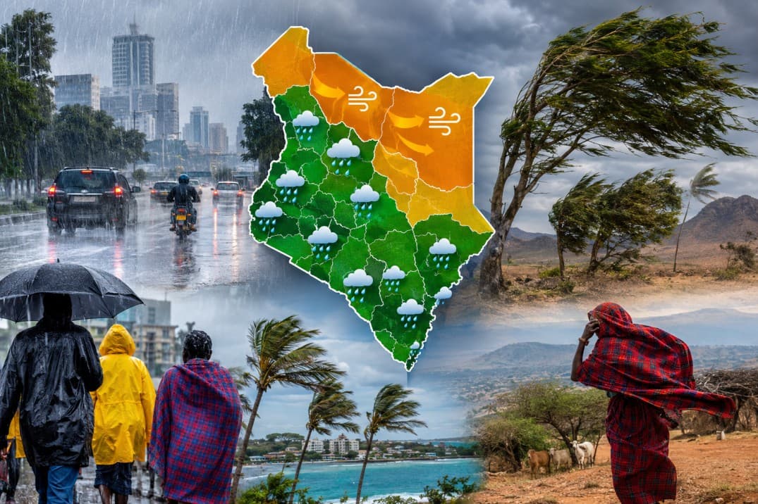 Kenya: Rain Expected in 25 Counties as Strong Winds Warning Issued