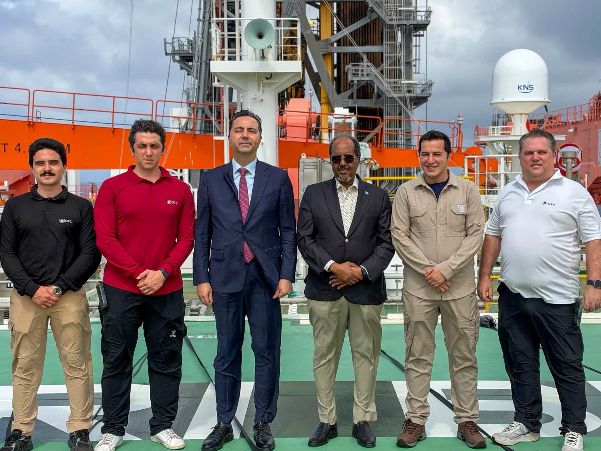 Somalia’s President Visits Turkish Oil Drilling Ship as Offshore Exploration Advances