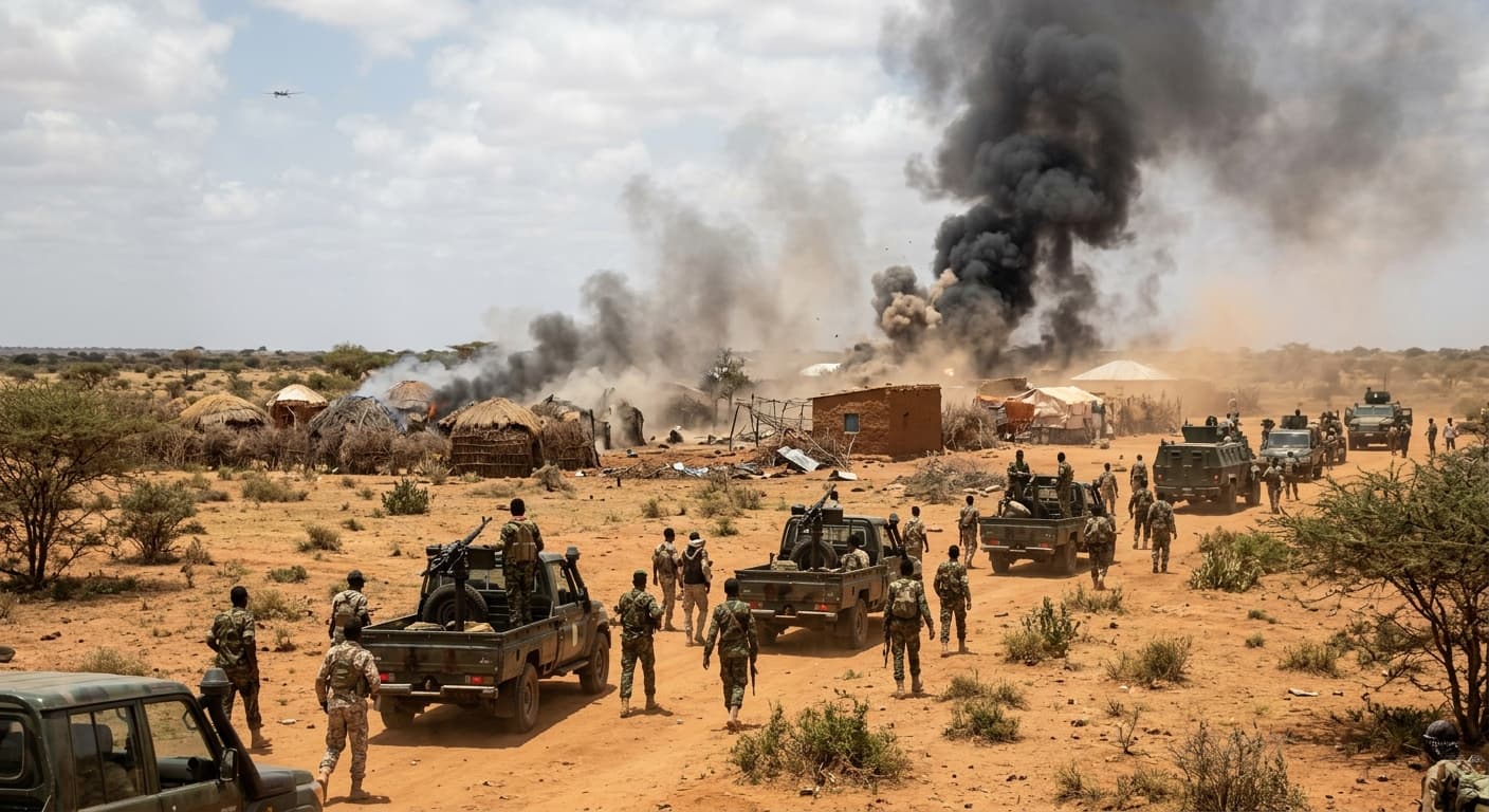 Airstrike targets key Al-Shabaab meeting site in southern Somalia